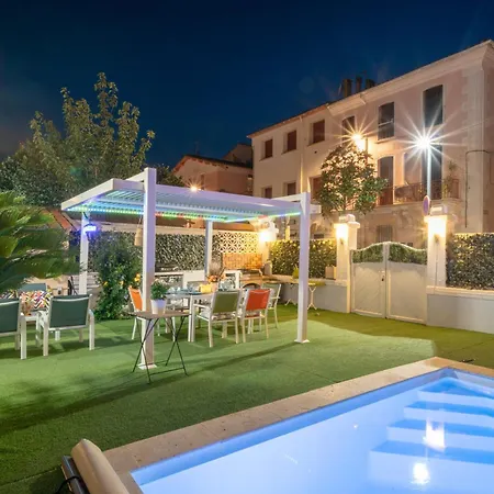 Villa Villa Maryse Art Deco Et Piscine Chauffee Toute L'Annee 4 Kms Marche De Noel Barcares *